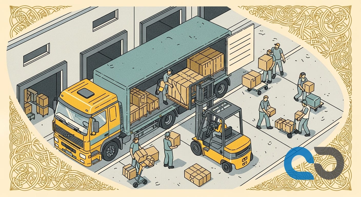En transportledare som proaktivt skickar leveransinformation till kunder via en digital plattform, vilket minskar inkommande samtal och stress.