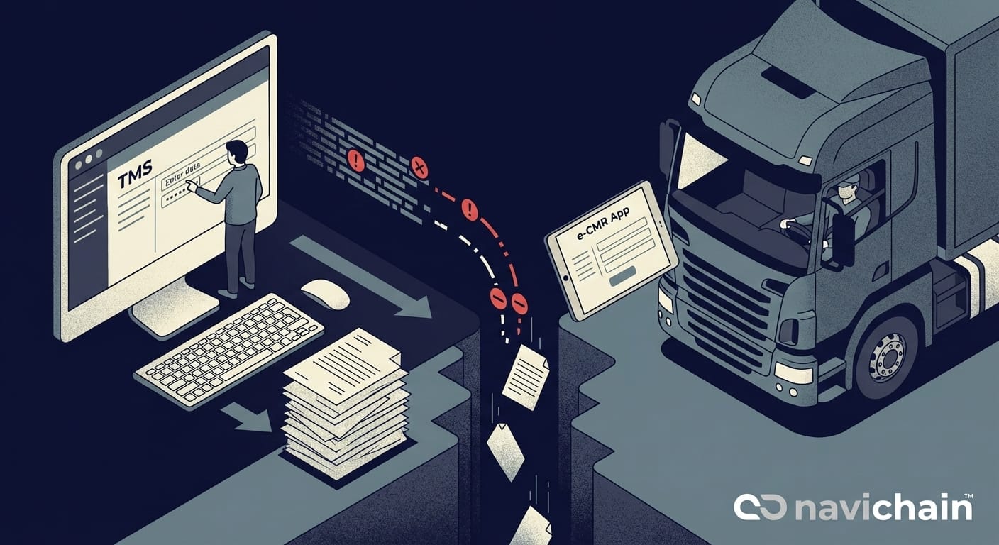 Datasilos skapas av fragmenterade system. En enhetlig e-CMR-strategi är vital för åkerier.