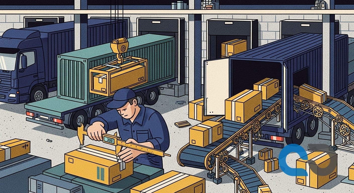 En modern logistikplattform i molnet som kopplar samman transport, lager och IoT för effektiv supply chain-hantering.