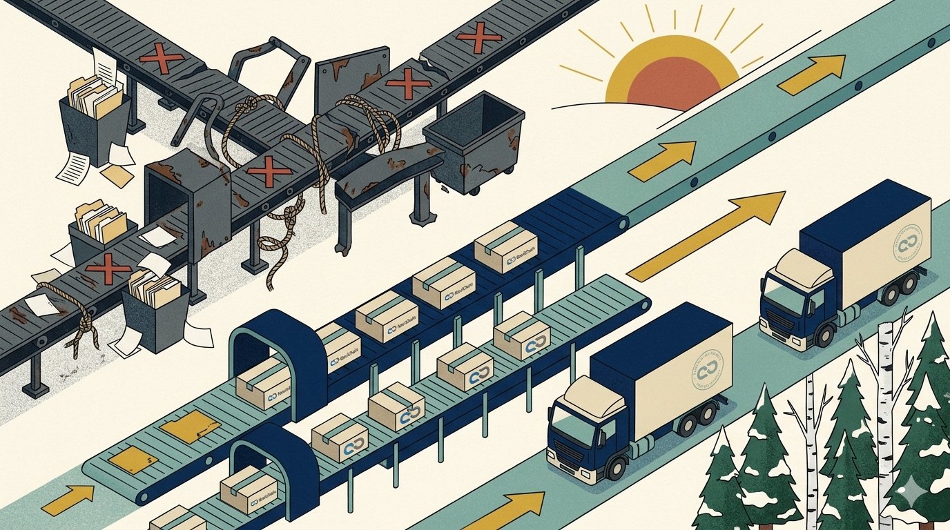 Navichain – från kaotisk legacy-logistik till strukturerat, sömlöst godsflöde