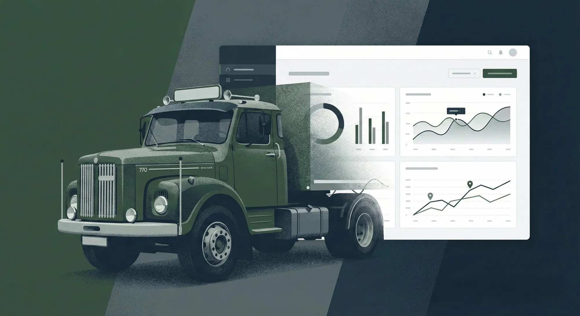 En ung Generation Z-arbetare använder en surfplatta i en modern logistikmiljö, symboliserande digitalisering och innovation inom branschen.