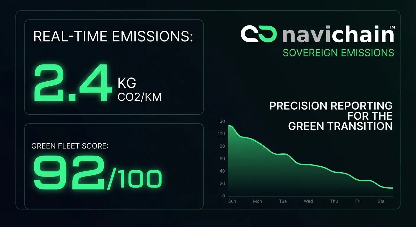 Graph showing the difference between 'Estimated' and 'Actual' emission calculations.