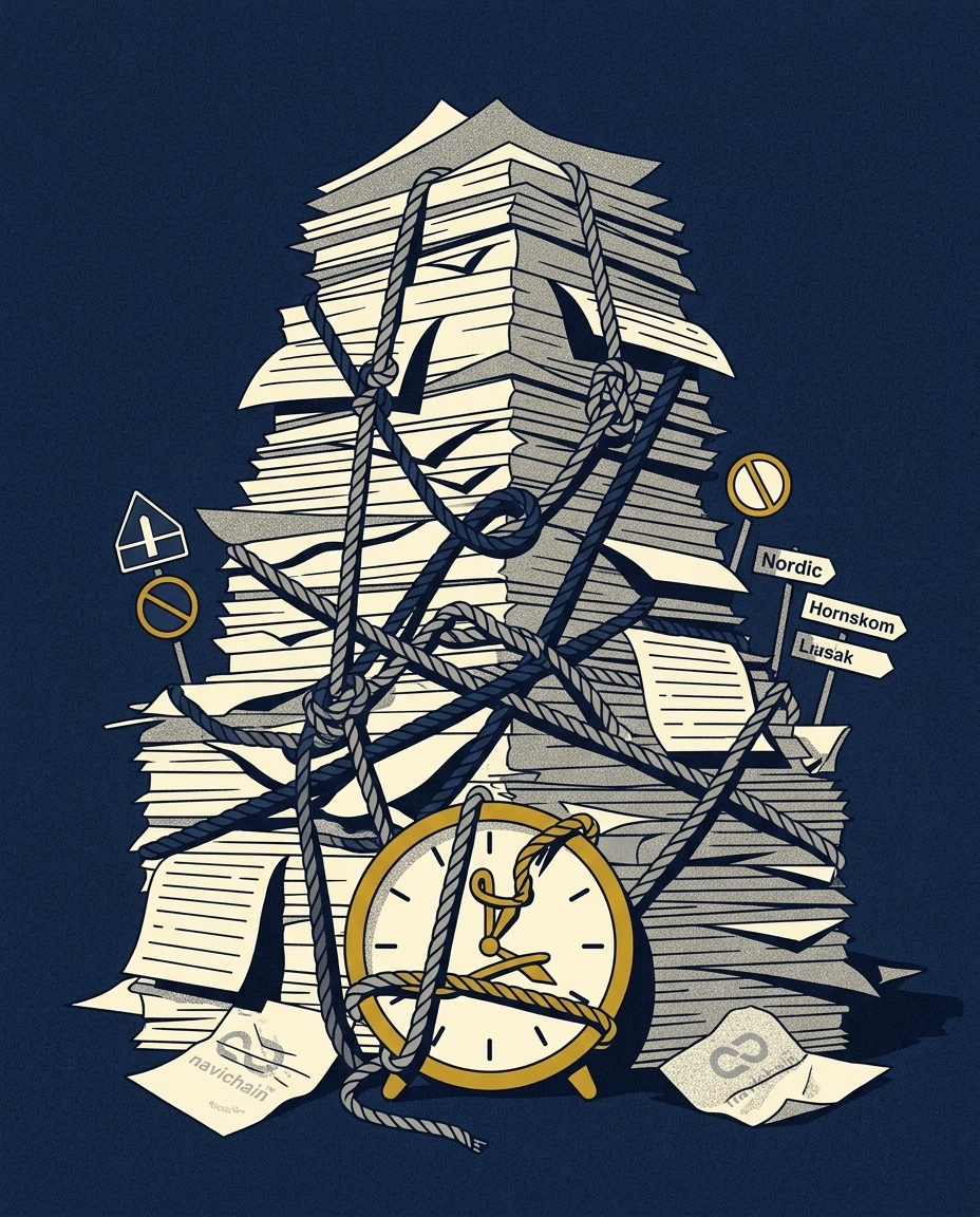 Symbolisk representation av manuell kalkylbladsfrustration