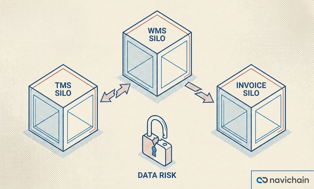 Unified platform: TMS, WMS, invoicing & asset management operating as one system.