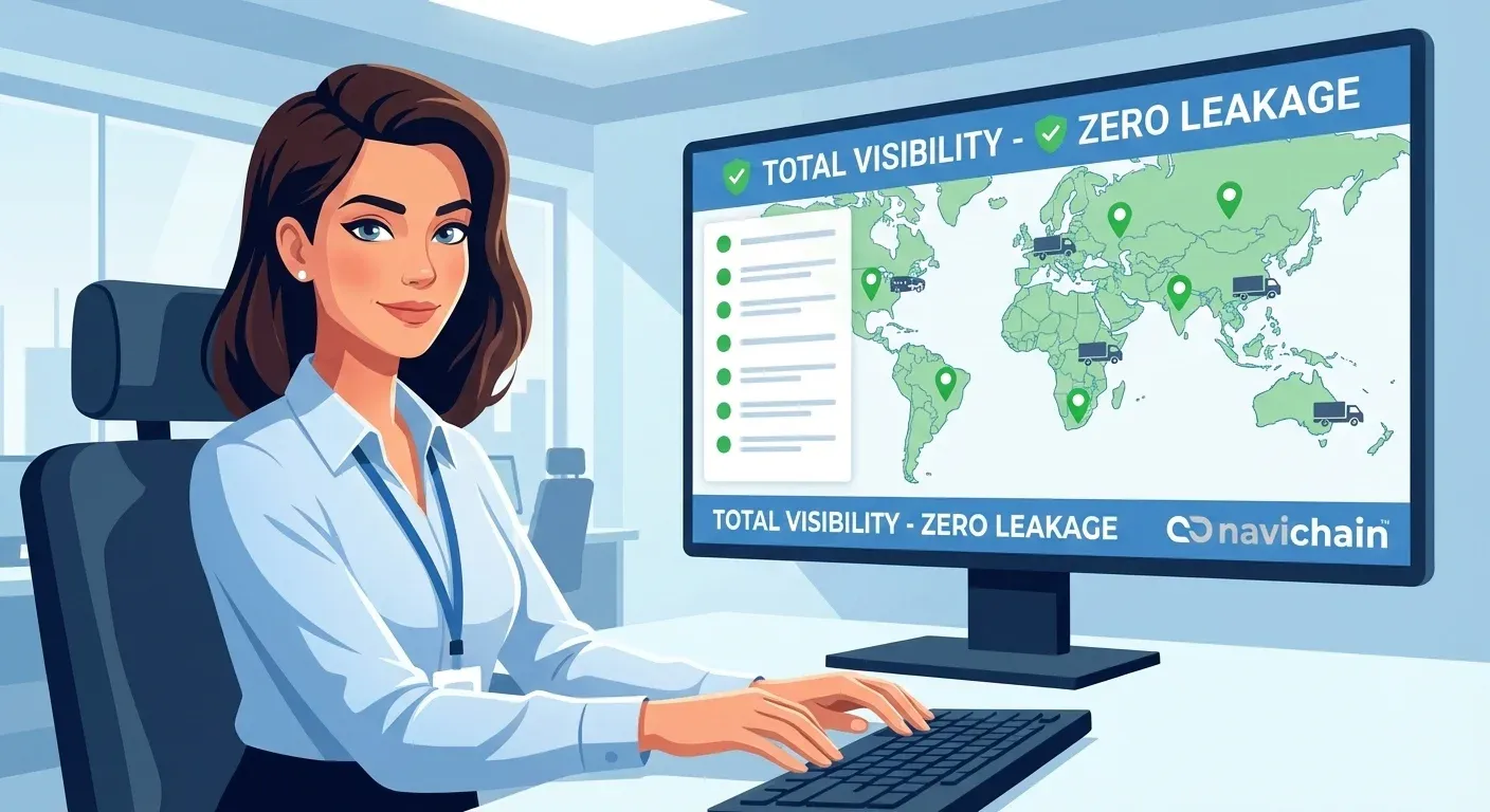 Operational outcome: Secure fleet management dashboard with happy dispatcher.
