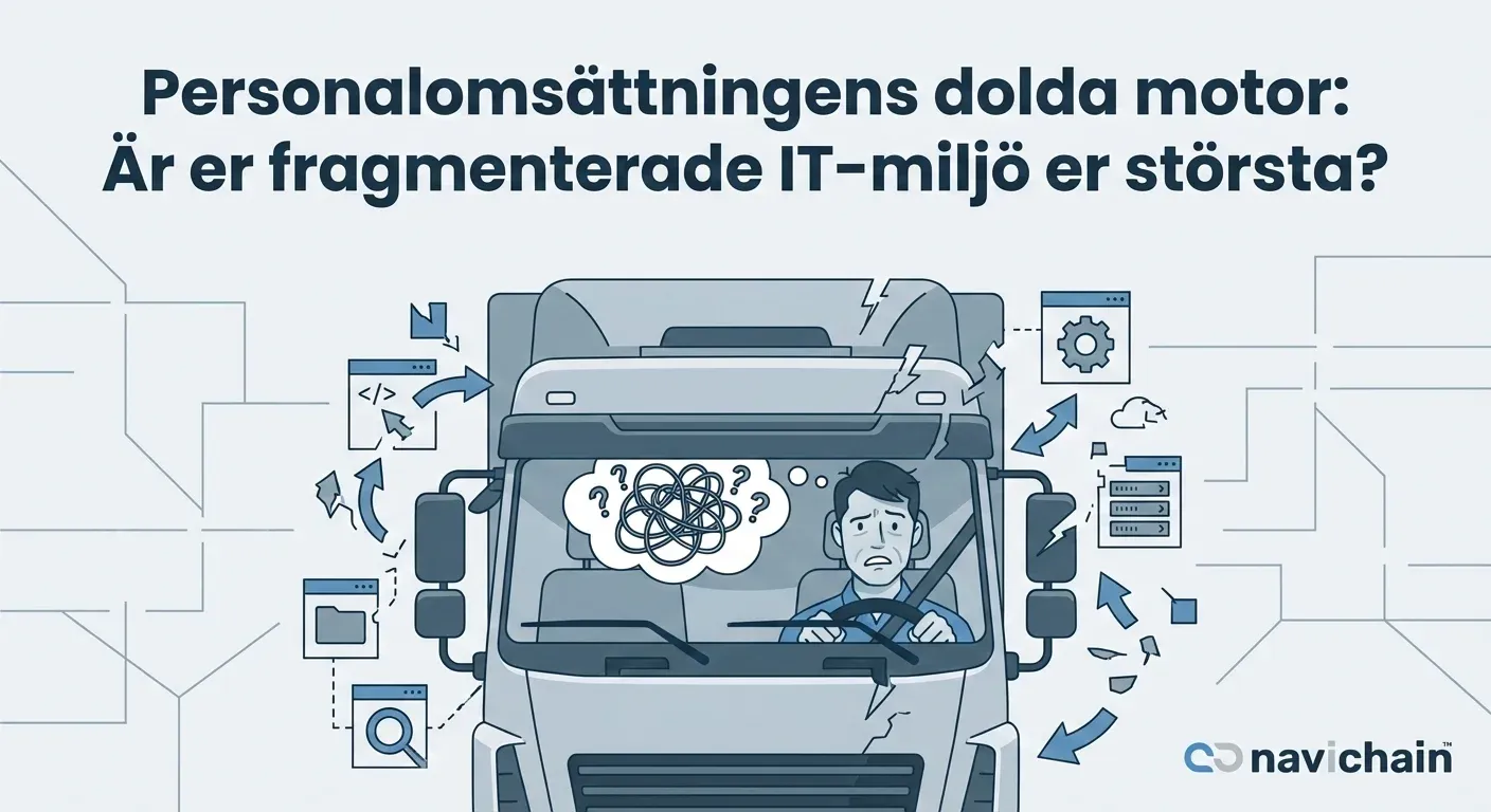 Stressed HGV driver symbolising challenges and pressures that lead to turnover in haulage.