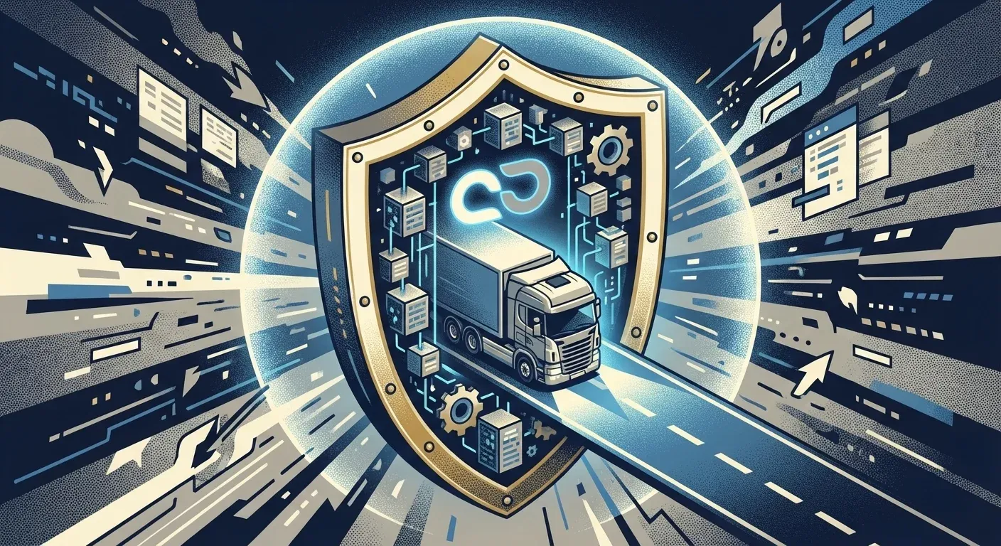 A glowing shield representing the isolated interpretation of data within the Sovereign Data Bunker.