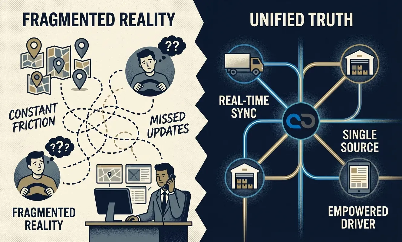 The Driver Communication Paradox: Why Your Driver App Isn't Solving Inefficiency (And What Will)