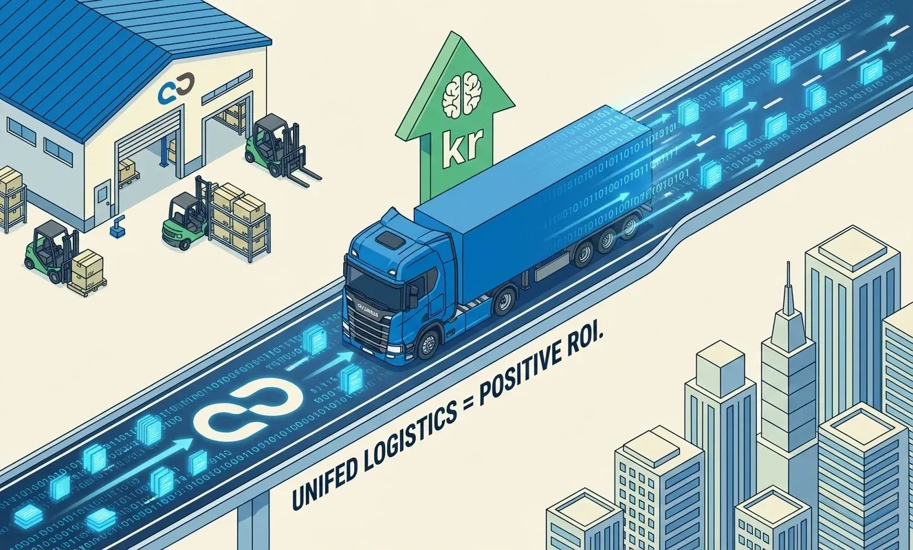 Navichain SaaS platform interface demonstrating a unified view of key logistics functions.