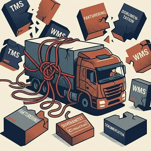 SMF:s logistikverksamhet kämpar med fragmenterad data och föråldrad teknik som hindrar konkurrenskraften.
