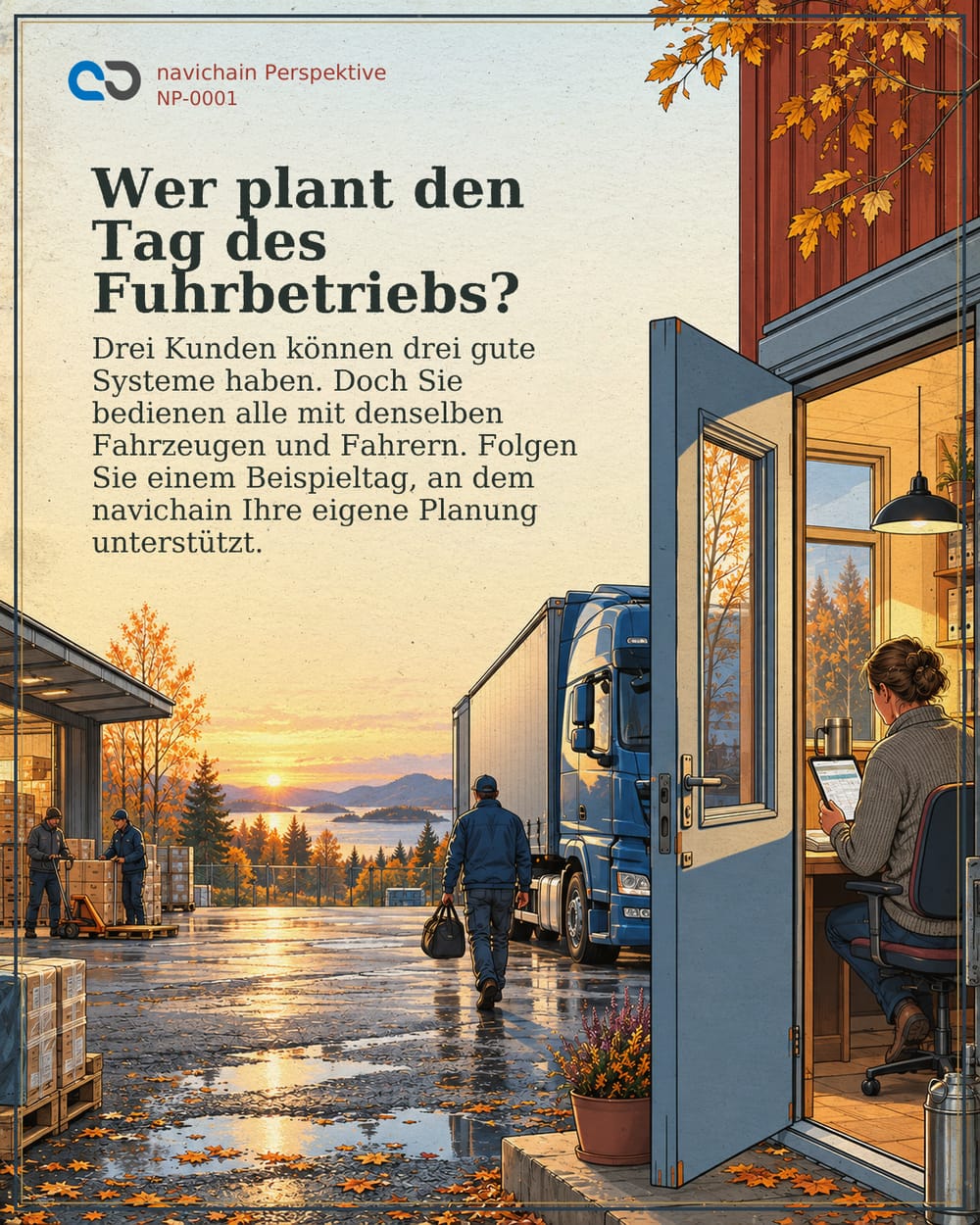 Das System des Kunden steuert dessen Transport – wer steuert den gesamten Fuhrbetrieb?