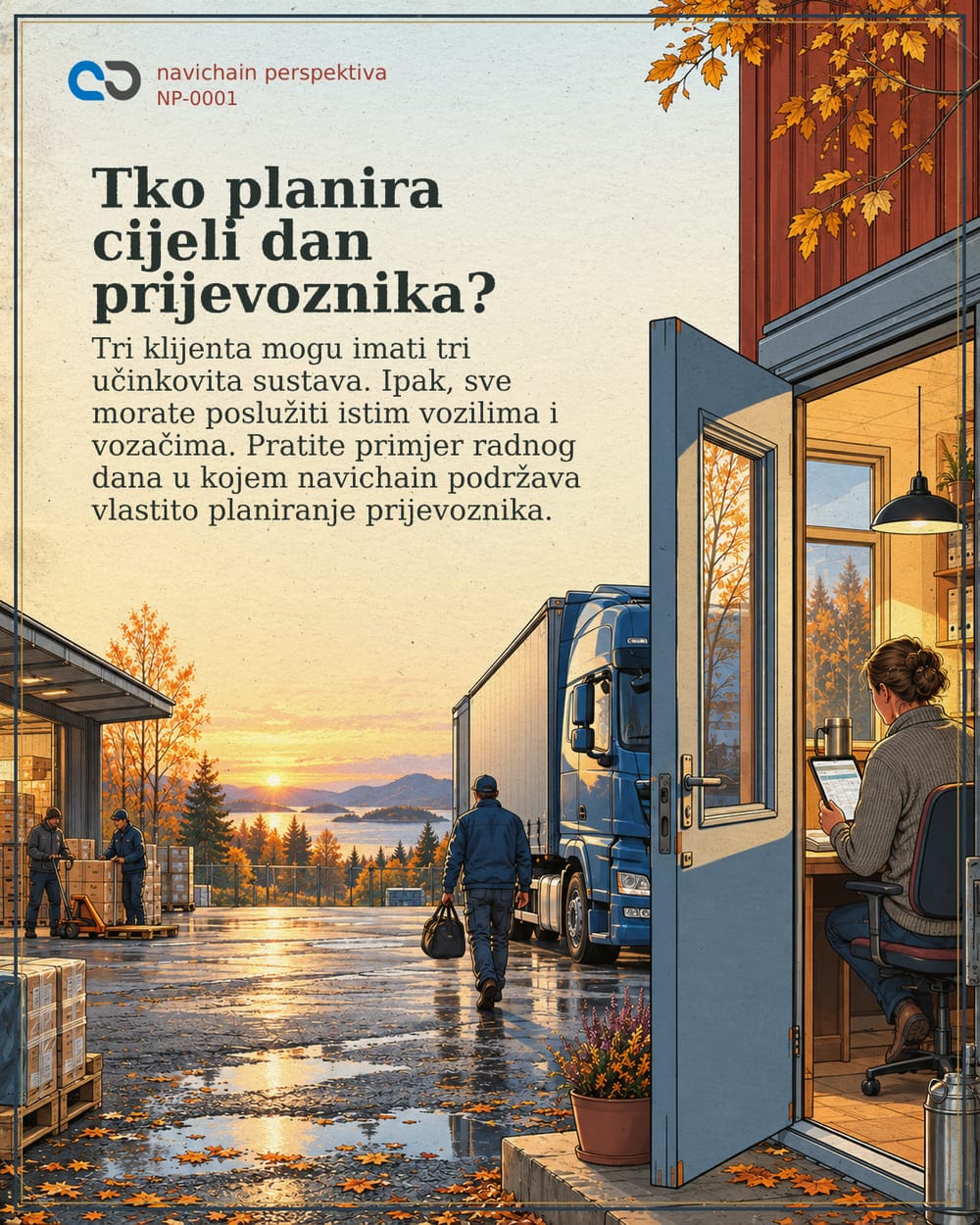 Sustav klijenta vodi njegov prijevoz. Tko vodi cijeli dan prijevoznika?