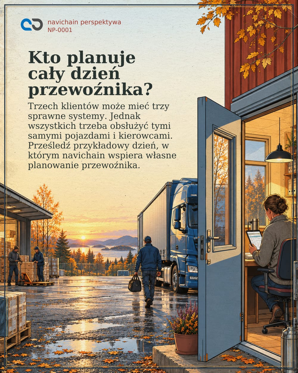 System klienta planuje jego transport. Kto planuje cały dzień przewoźnika?