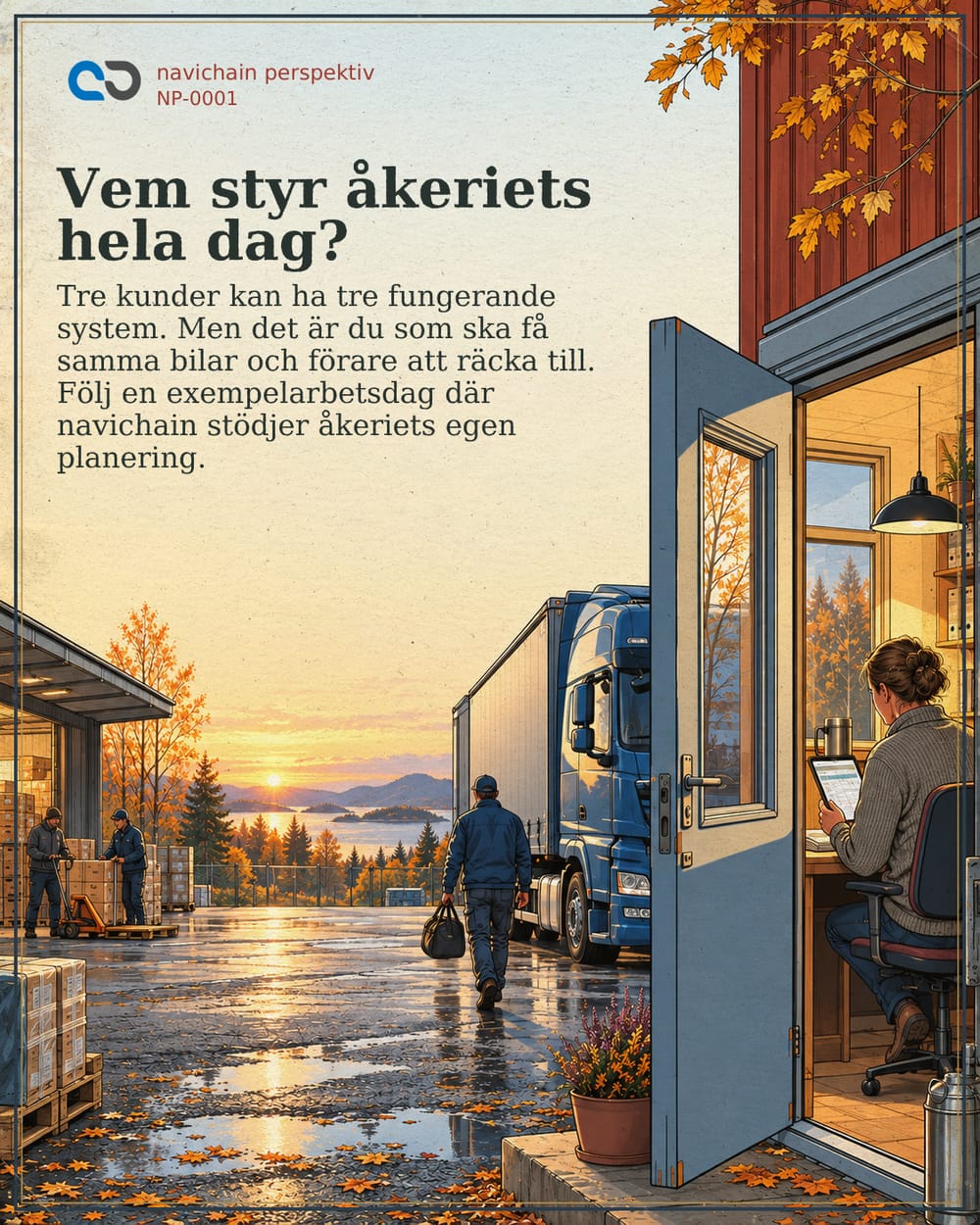 Kundens system styr kundens flöde – vem styr åkeriets?