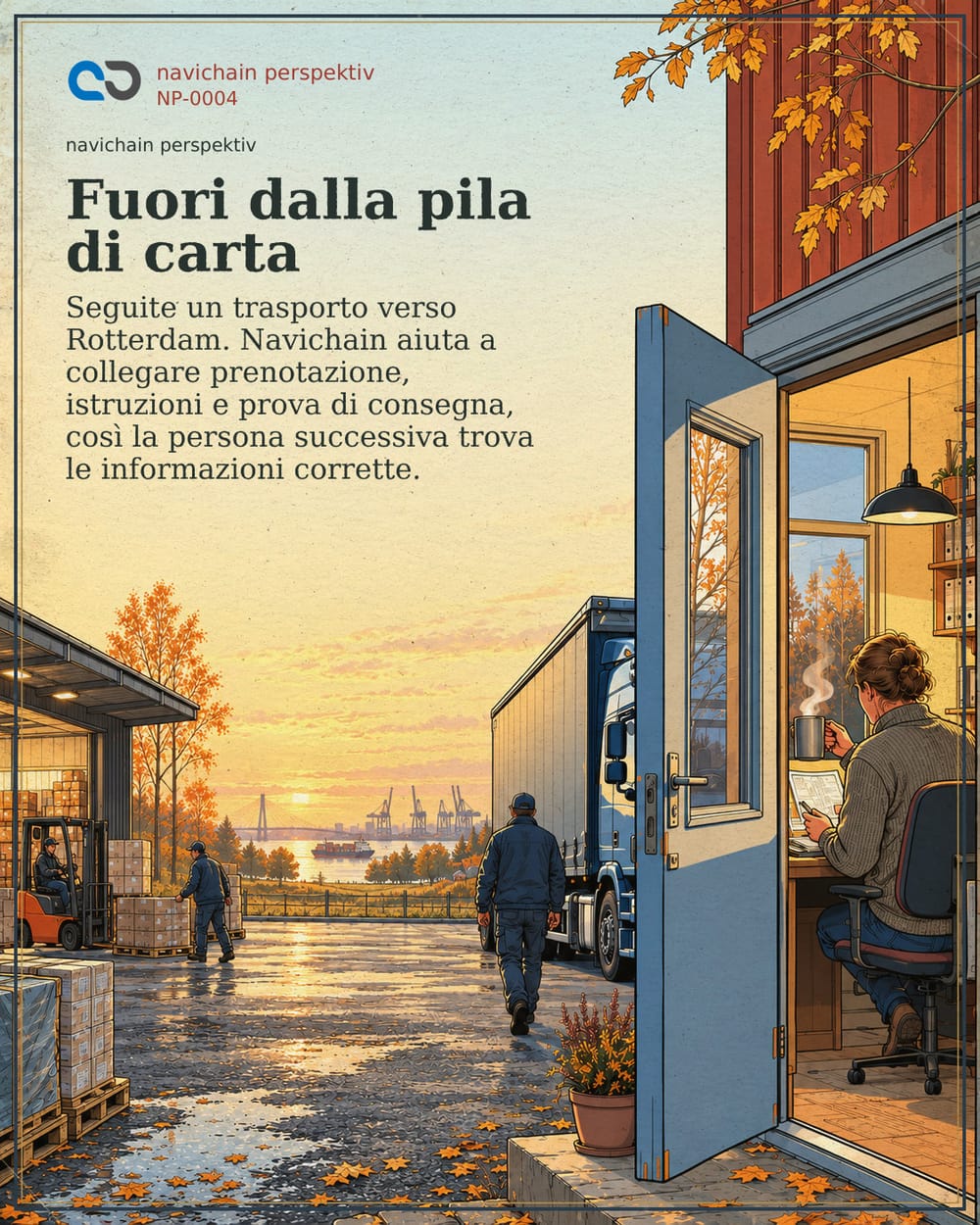 Le vostre informazioni di trasporto sono pronte a lasciare la pila di carta?