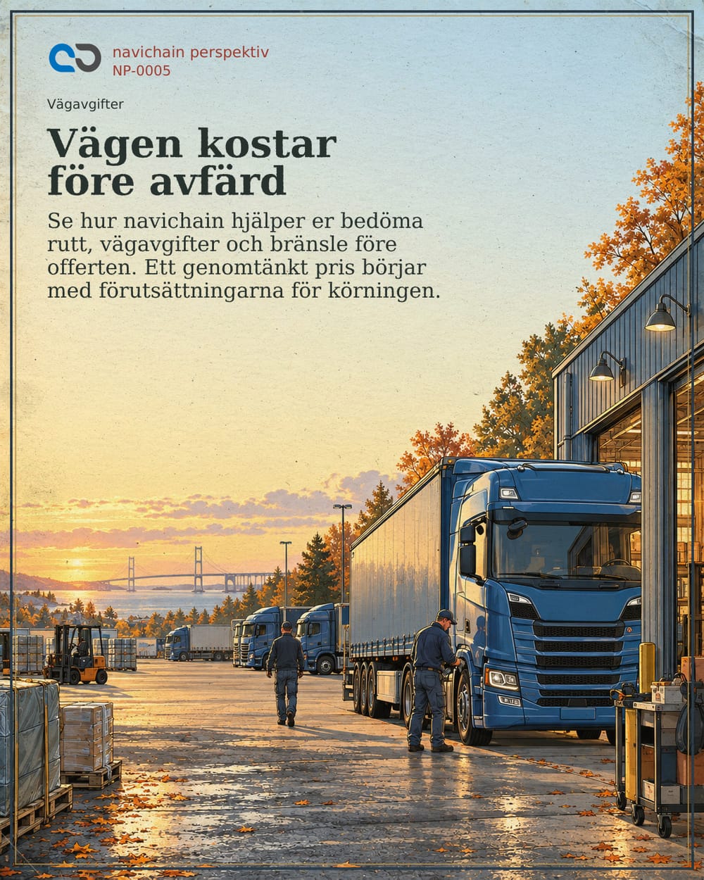 Vägen kostar innan lastbilen rullar