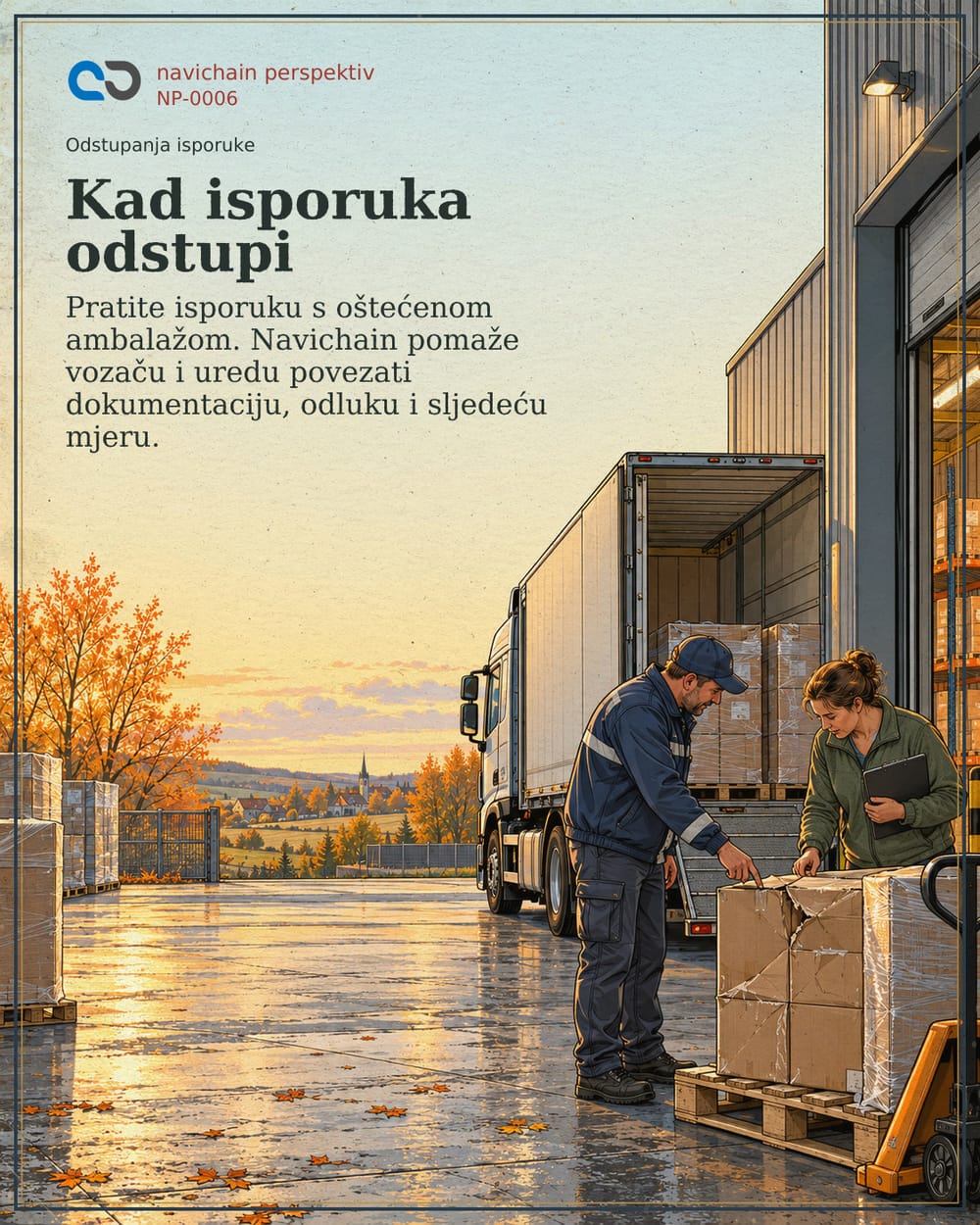 Kad isporuka odstupa od plana