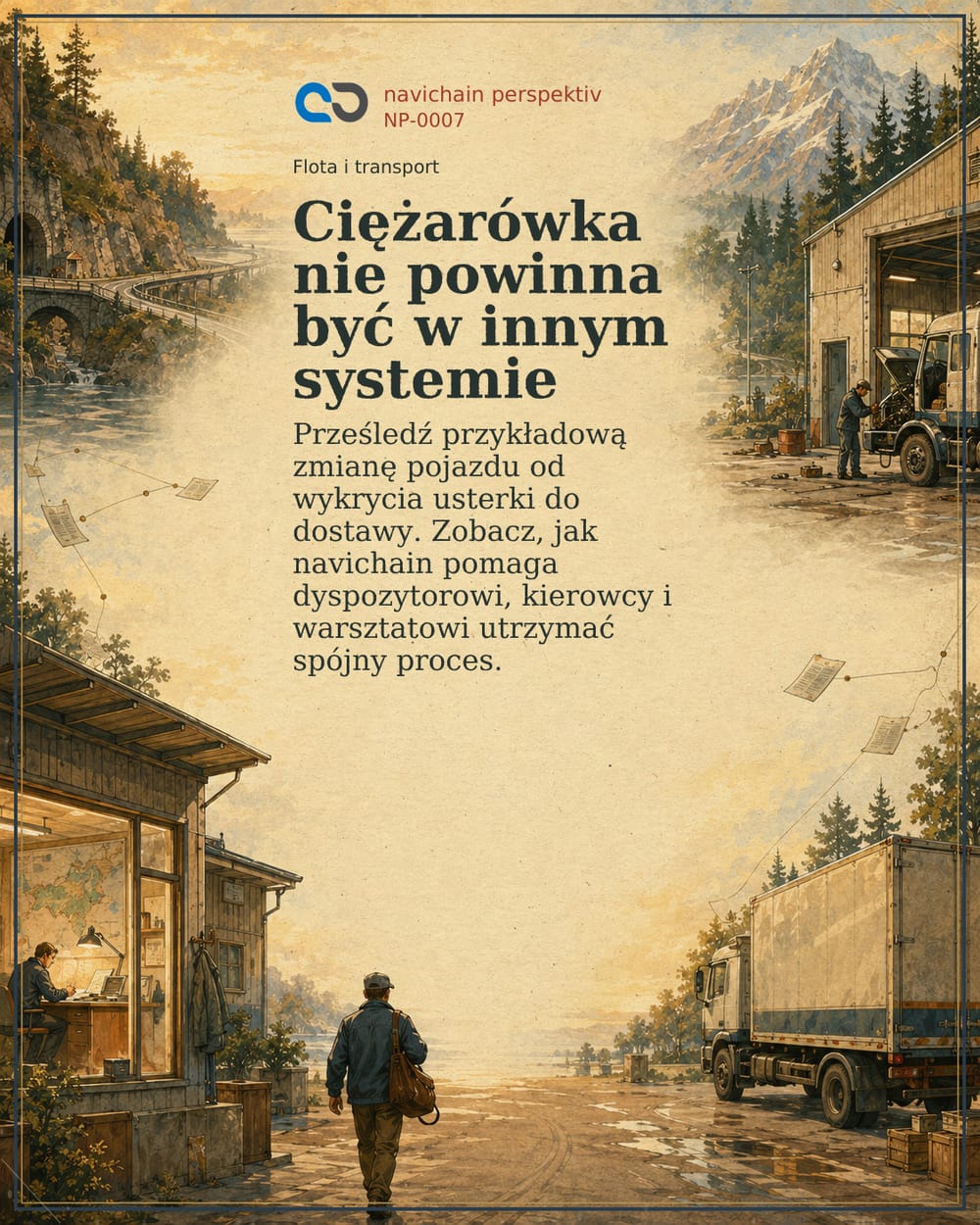 Ciężarówka nie powinna być w innym systemie