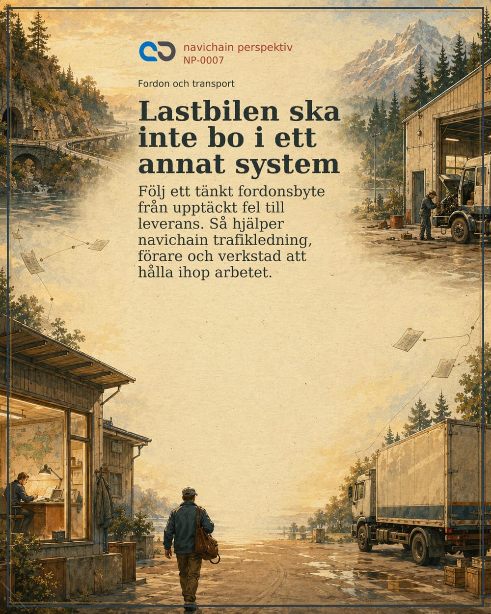Lastbilen ska inte bo i ett annat system