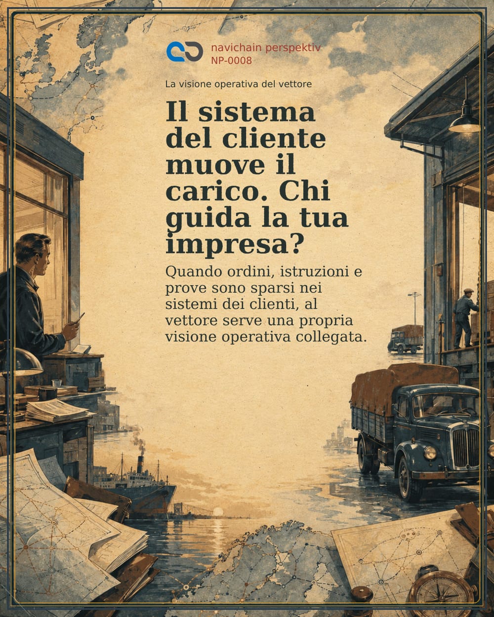 Il sistema del cliente muove il carico. Chi guida la tua impresa?