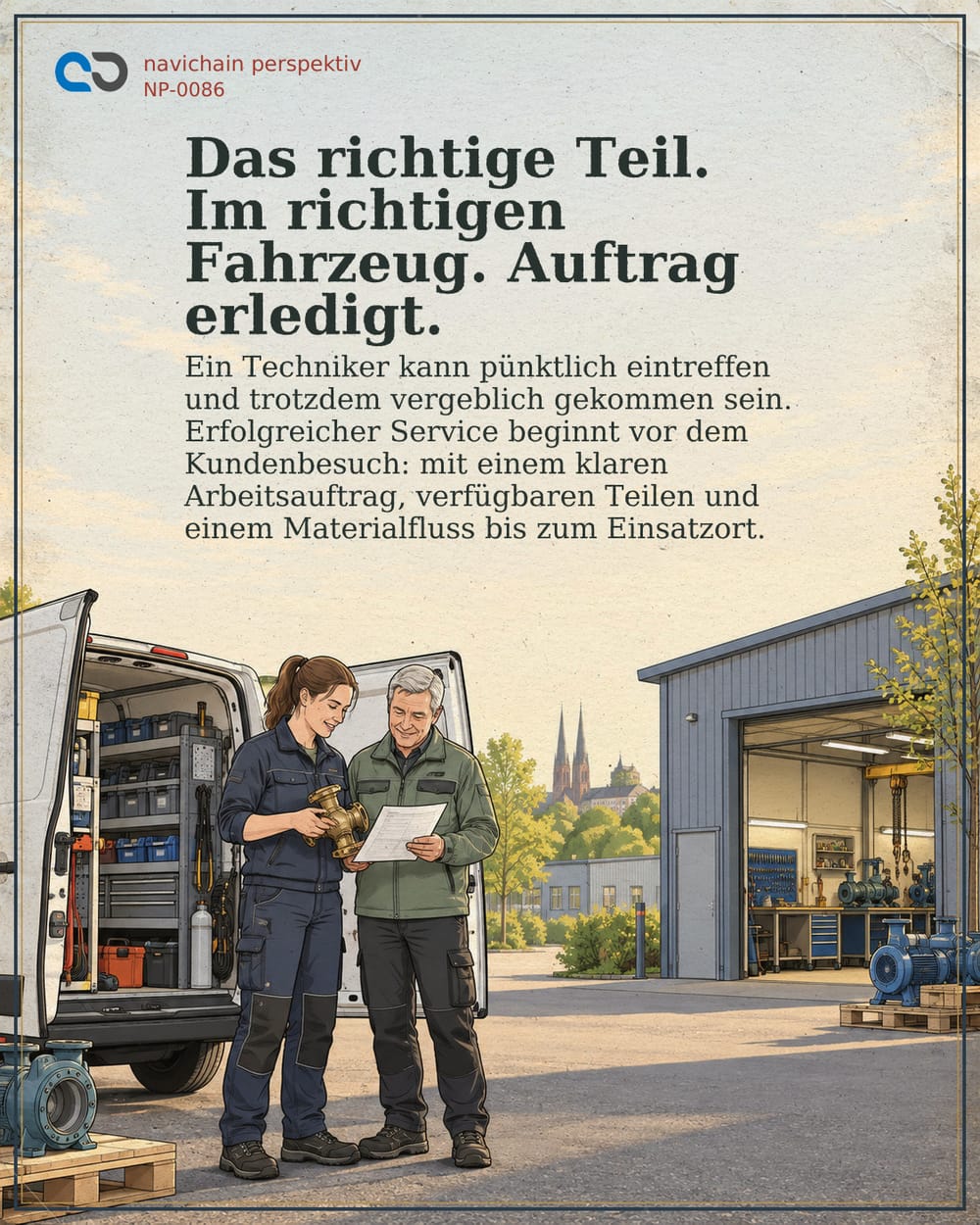Das richtige Teil. Im richtigen Fahrzeug. Auftrag erledigt.