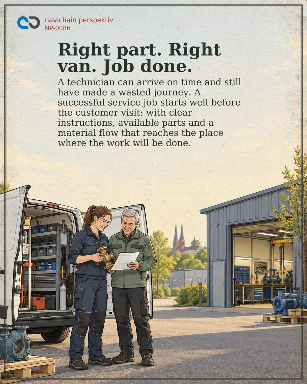 Right part. Right van. Job done.
