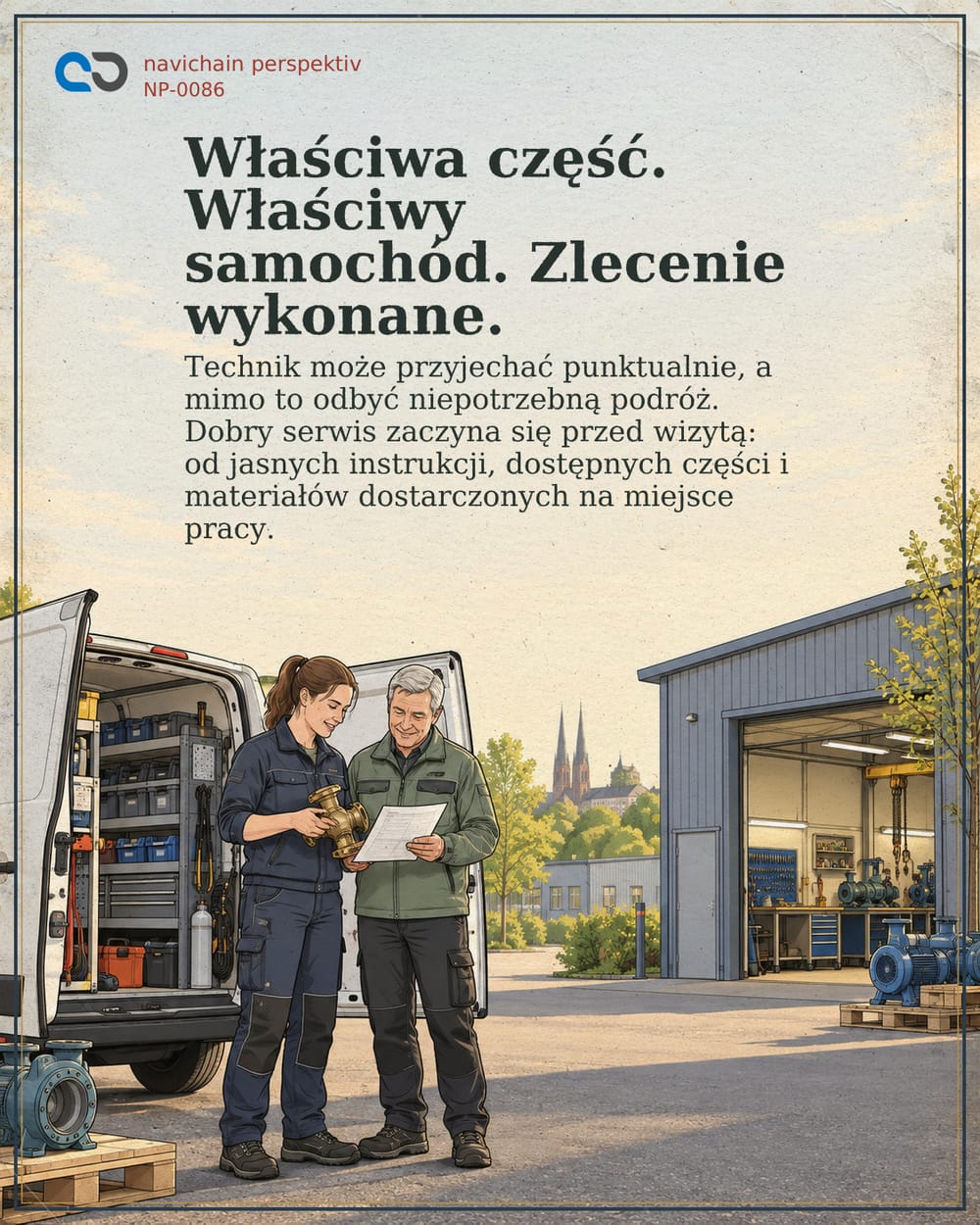 Właściwa część. Właściwy samochód. Zlecenie wykonane.