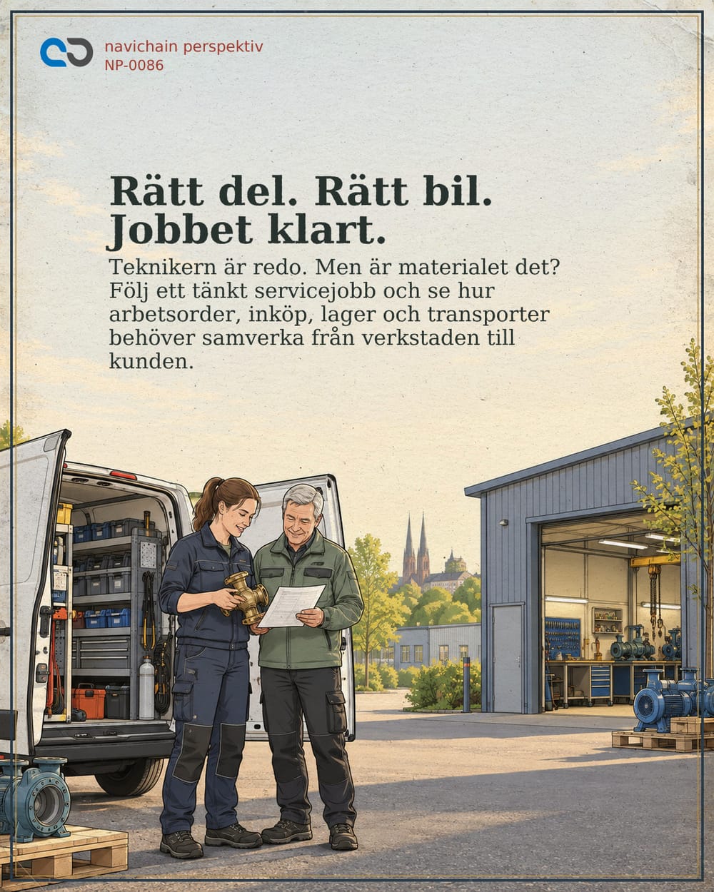 Rätt del. Rätt bil. Jobbet klart.