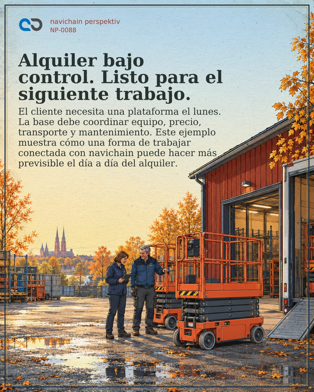 Alquiler bajo control. Listo para el siguiente trabajo.