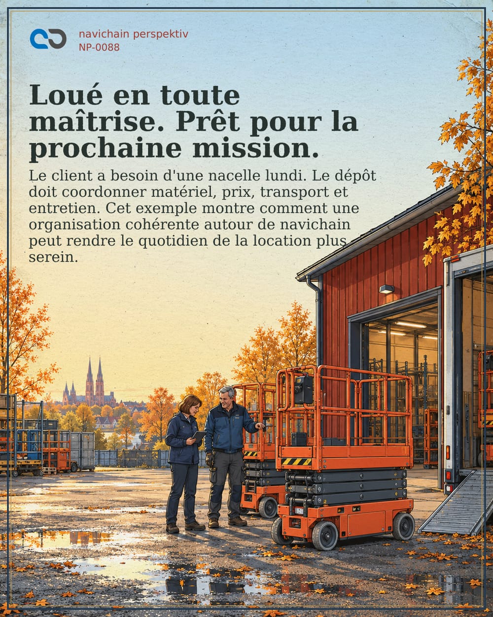 Loué en toute maîtrise. Prêt pour la prochaine mission.