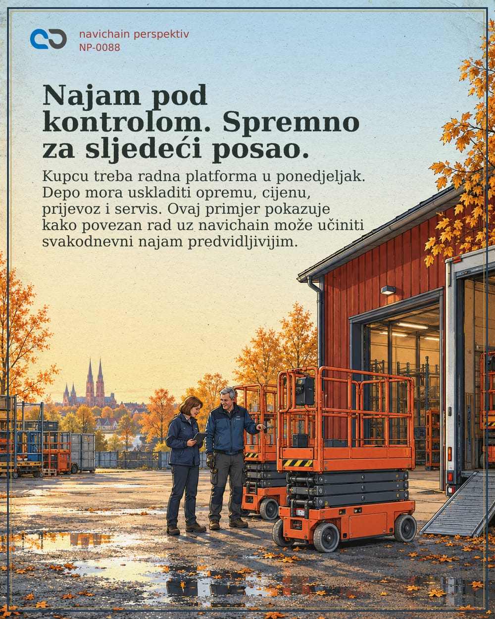 Najam pod kontrolom. Spremno za sljedeći posao.