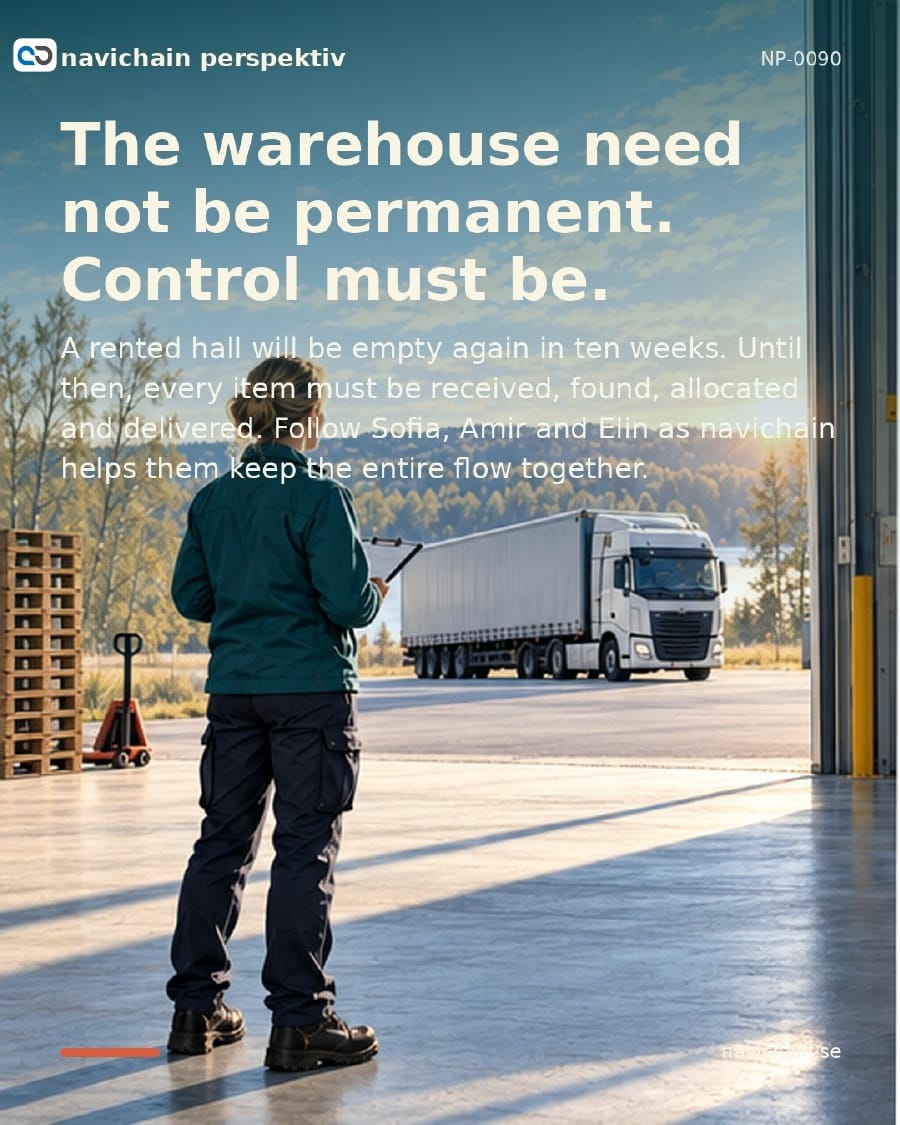 The warehouse need not be permanent. Control must be.