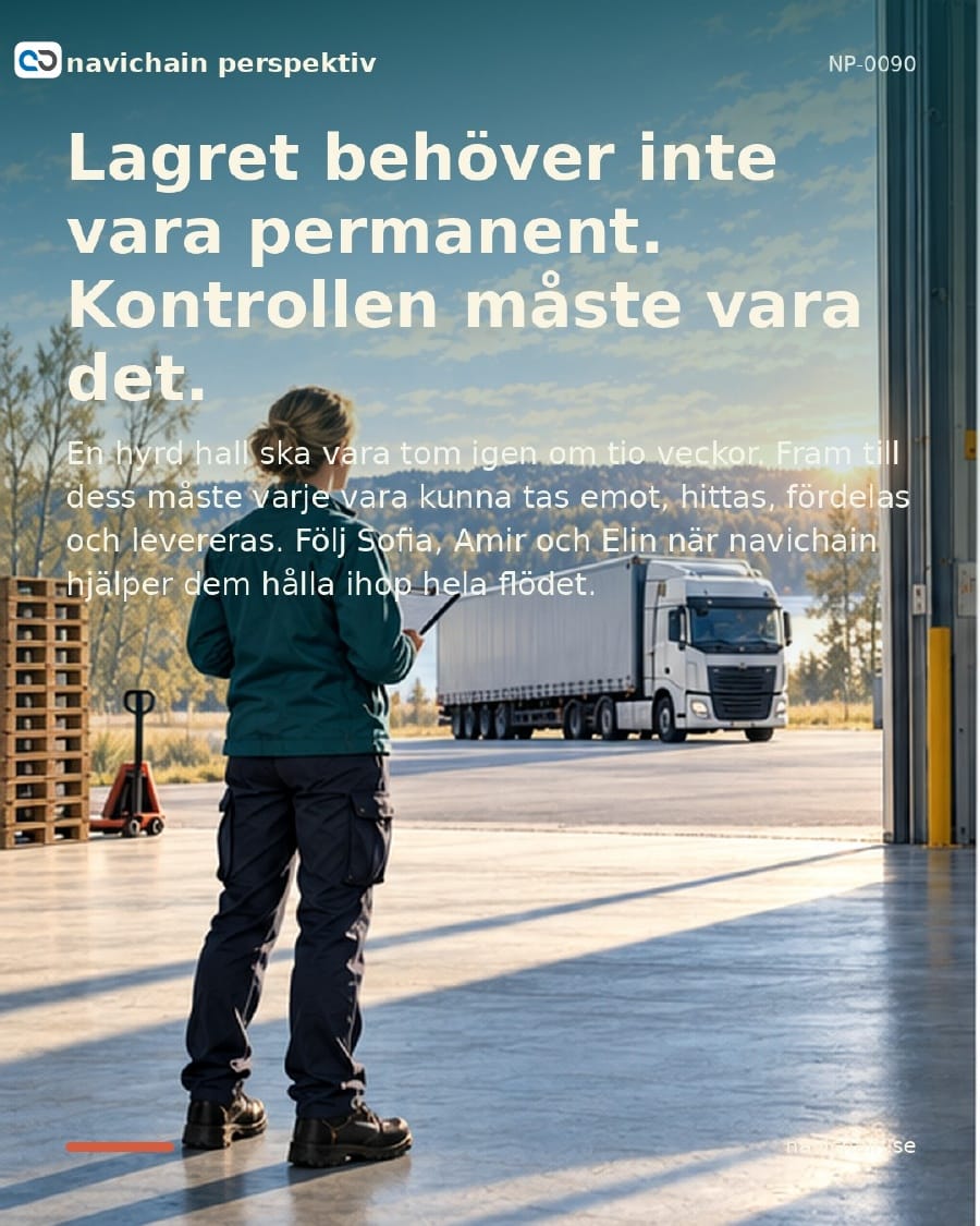 Lagret behöver inte vara permanent. Kontrollen måste vara det.